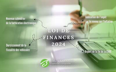BRUN CONSEIL : La loi de finances pour 2024 vient d’être publiée !