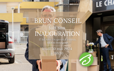 SAVE THE DATE : Le Cabinet BRUN CONSEIL fait son inauguration officielle ! 